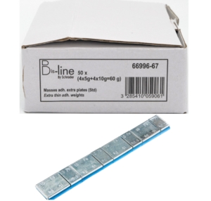 Schrader Adhesive Stick On Wheel Weights 50 x 60g Strips