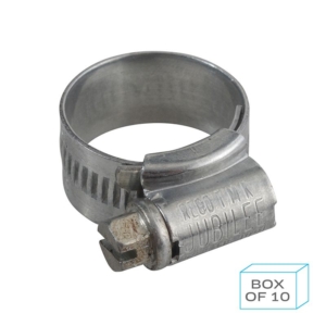 Mild Steel Jubilee Clip Size 0 (16-22mm) (10)