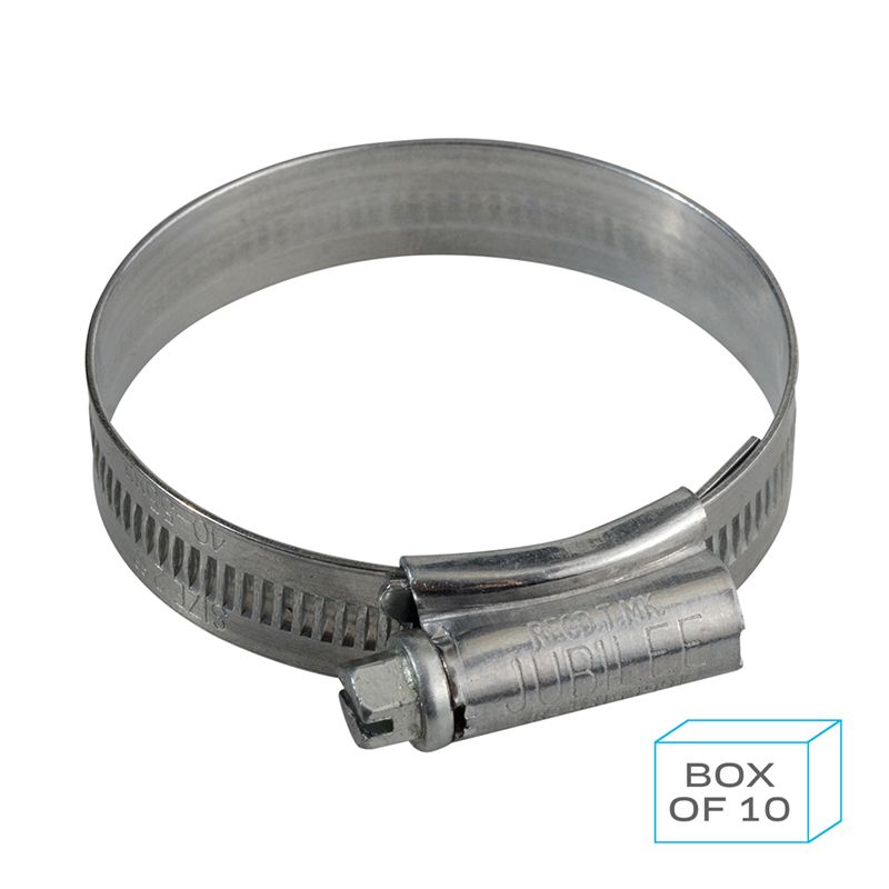Stainless Steel Jubilee Clip Size 2 (40-55mm) (10)