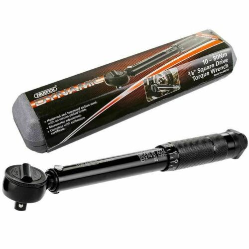 Draper Black 3/8" Torque Wrench 10-80Nm