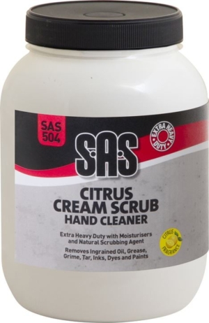S.A.S Citrus Cream Scrub Hand Cleaner Extra Heavy Duty 3 Litre