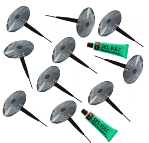 6mm Plug Patches & Rema Tip Top Vulcanizing Fluid