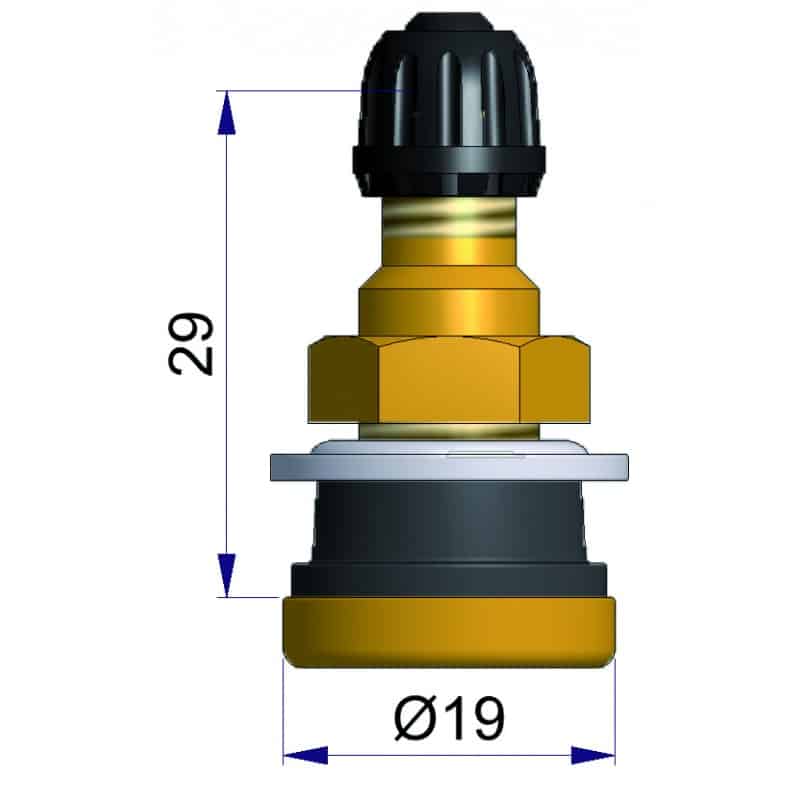 TR575 Super Single Tyre Valve