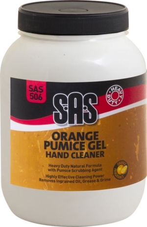 S.A.S Orange Pumice Gel Hand Cleaner Heavy Duty 3 Litre
