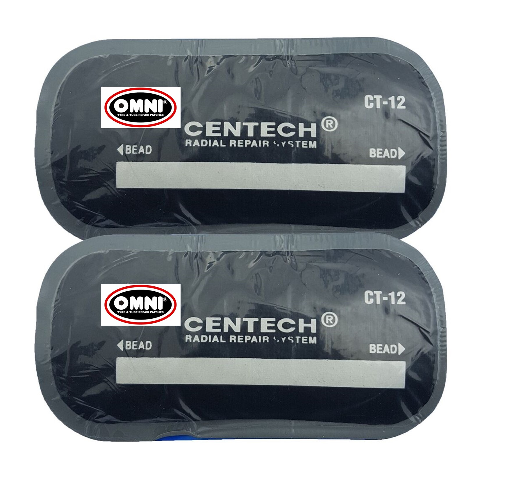 Omni CT12 Radial Patches 60mm x 110mm (10)